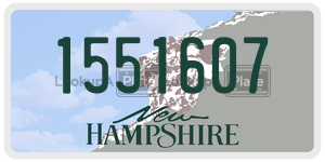 1551607  license plate in NH