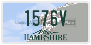 1576V license plate in New Hampshire