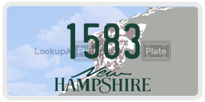1583  license plate in NH
