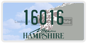 16016  license plate in NH