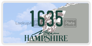 1635  license plate in NH