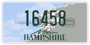 16458  license plate in NH