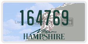 164769  license plate in NH