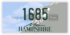 1685  license plate in NH
