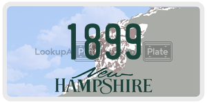 1899  license plate in NH