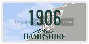 1906  license plate in NH