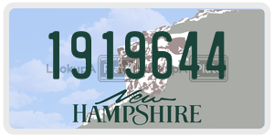 1919644  license plate in NH