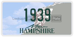 1939  license plate in NH