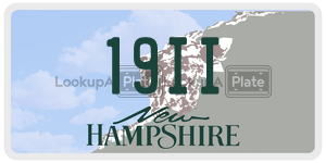 19II  license plate in NH