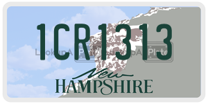 1CR1313  license plate in NH