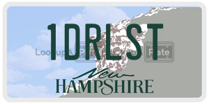 1DRLST  license plate in NH