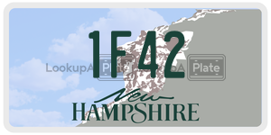 1F42  license plate in NH