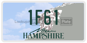 1F61  license plate in NH