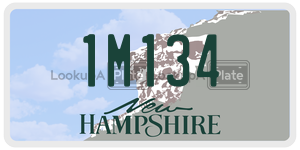 1M134  license plate in NH