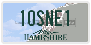 1OSNE1  license plate in NH