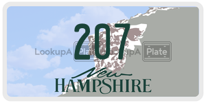 207  license plate in NH