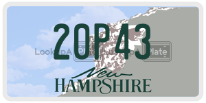 20P43  license plate in NH