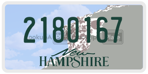 2180167  license plate in NH