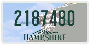 2187480  license plate in NH