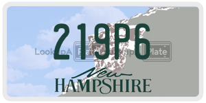 219P6  license plate in NH