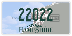 22022  license plate in NH