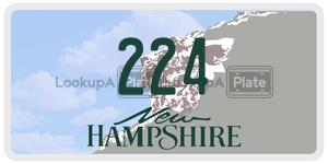 224 license plate in New Hampshire