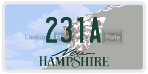 231A  license plate in NH