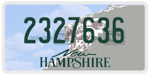 2327636  license plate in NH