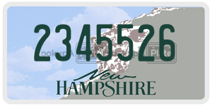 2345526  license plate in NH