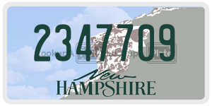 2347709  license plate in NH