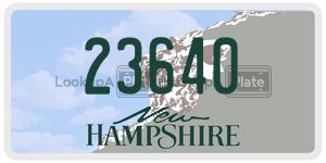 23640  license plate in NH