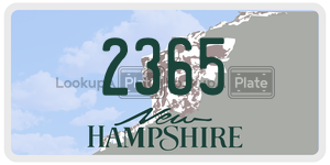 2365  license plate in NH