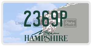 2369P  license plate in NH