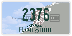 2376  license plate in NH