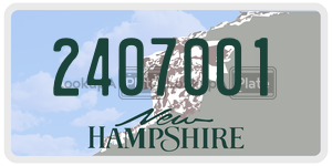 2407001  license plate in NH