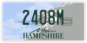 2408M  license plate in NH