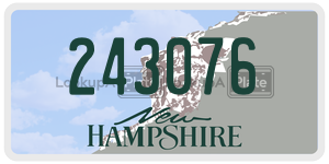 243076  license plate in NH