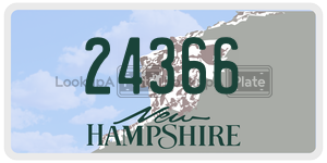 24366  license plate in NH