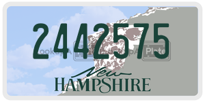 2442575  license plate in NH