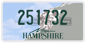 251732  license plate in NH