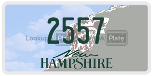 2557  license plate in NH