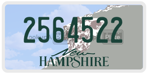 2564522  license plate in NH