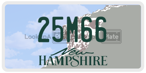 25M66  license plate in NH