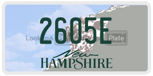 2605E  license plate in NH