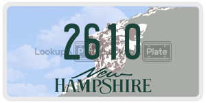 2610  license plate in NH