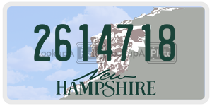 2614718  license plate in NH