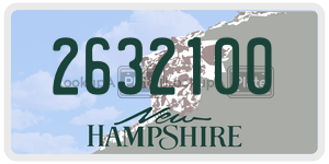 2632100  license plate in NH