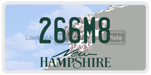 266M8  license plate in NH