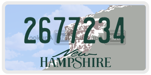 2677234  license plate in NH