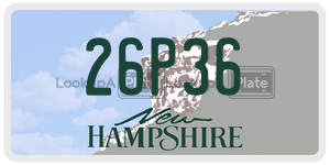 26P36  license plate in NH